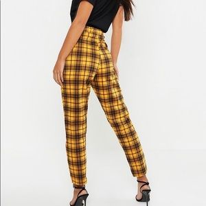 Checkered pants (petite)